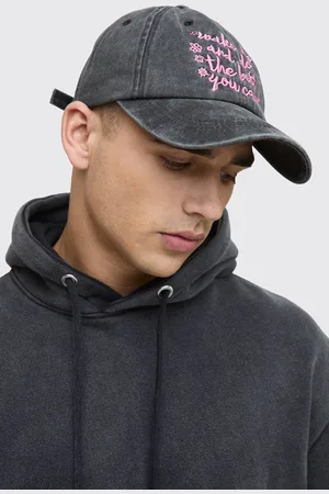 Boohoo Embroidered Slogan Cap - - One Size