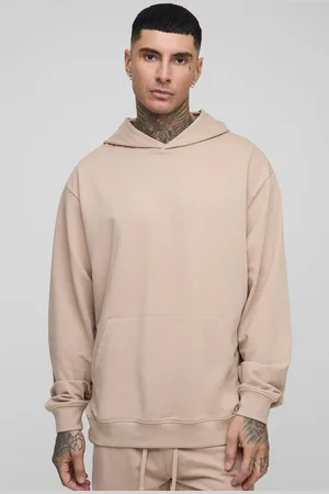 Boohoo Tall 260GSM Loopback Oversized Fit Basic Hoodie - - S