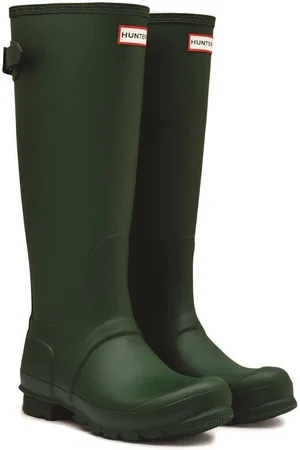 Hunter Womens Original Tall Back Adjustable Wellington Boots - - 5