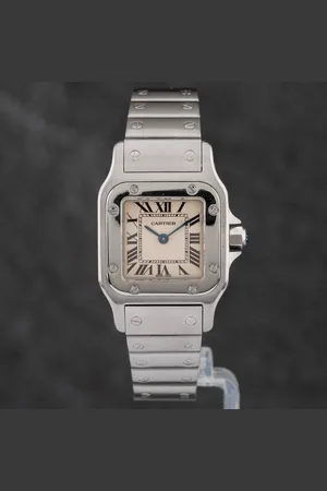 Cartier Womens Preloved Santos Galbee Watch - - One Size