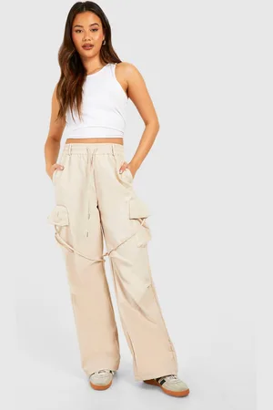 Boohoo Womens Pocket Detail Heavy Parachute Cargo - - 10