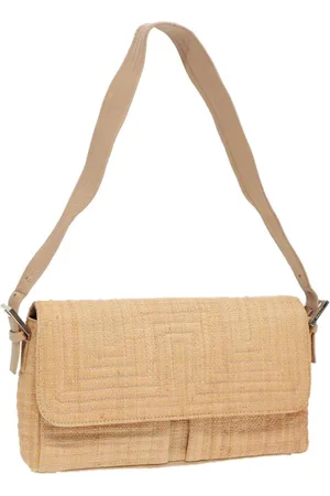 Bally Preloved Shoulder Bag Straw Silver Auth ac3221 Womens - One Size