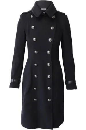 Burberry Preloved MilitaryStyle Wool Coat Women - - 6