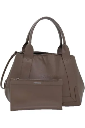 Balenciaga Preloved Everyday Tote XS Leather Handbag Women - Gray - - One Size