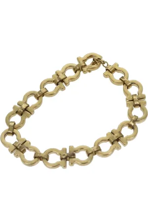 Salvatore Ferragamo Preloved Gancio Bracelet GoldTone Metal Women - Gold Tone Shoulder - - One Size