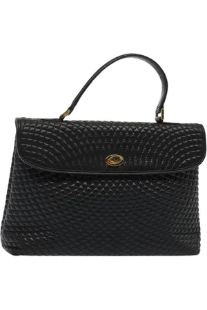 Bally Preloved Quilted Leather Handbag Classic Style Women - - One Size