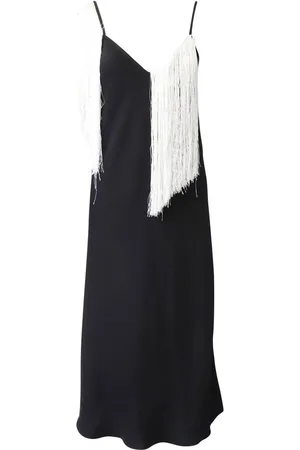 Ellery Preloved Fringe Detail Midi Dress Women - - 4