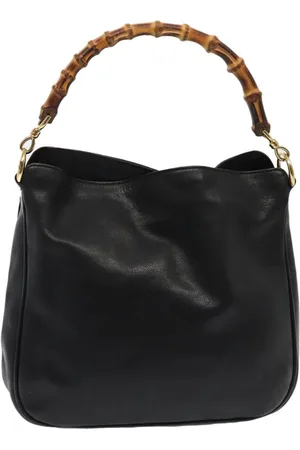 Gucci Preloved Bamboo Handle Tote Leather Women - One Size