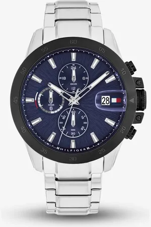 Tommy Hilfiger Jameson Blue Dial Chronograph Watch 1792198 - - One Size