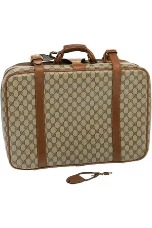 Gucci Preloved Vintage GG Supreme Boston Suitcase Womens - Bag - One Size