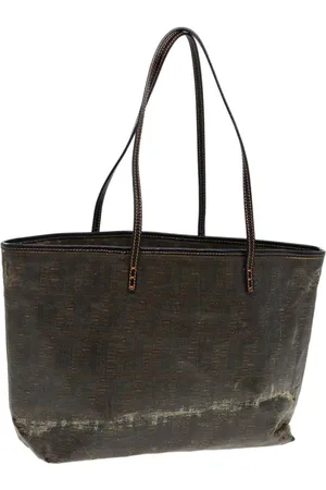 Fendi Preloved Zucca Tote Casual Everyday Style Womens - Bag - One Size