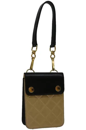 CHANEL Preloved Vintage Quilted Leather Belt Bag Women - - One Size