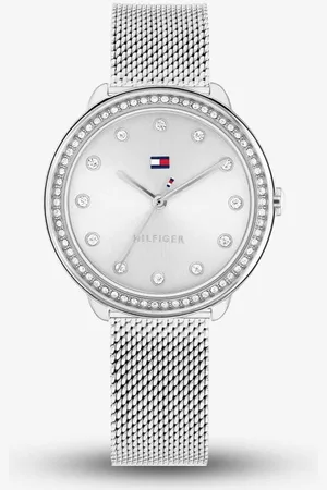Tommy Hilfiger Womens Demi Crystal Mesh Strap Watch 1782698 - - One Size