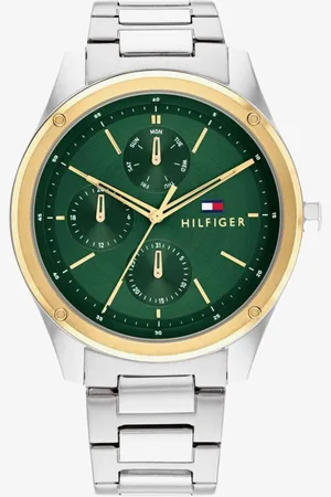 Tommy Hilfiger Tyler Green Dial Watch 1710537 - - One Size