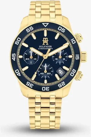Tommy Hilfiger TH85 Gold Tone Chronograph Watch 1792158 - - One Size