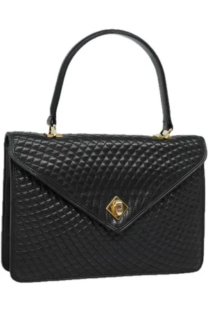 Bally Preloved Quilted Leather Envelope Handbag Women - - One Size