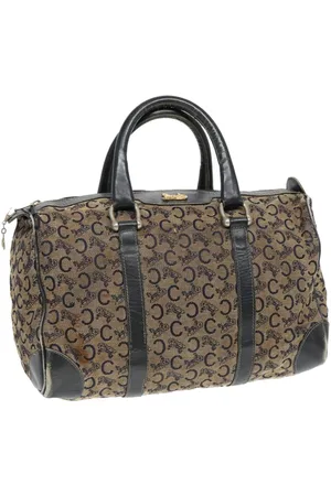 Céline Preloved Vintage Cabas BeigeNavy Womens Bag - One Size