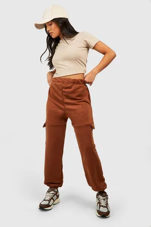 Boohoo Womens Petite Cargo Pocket Joggers - - 10