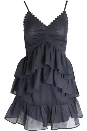 Victoria Beckham Preloved Tiered Ruffle Mini Dress Women - - 10