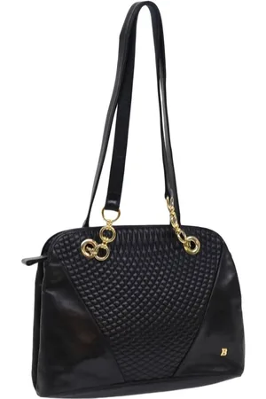 Bally Preloved Quilted Leather Shoulder Bag Women - One Size