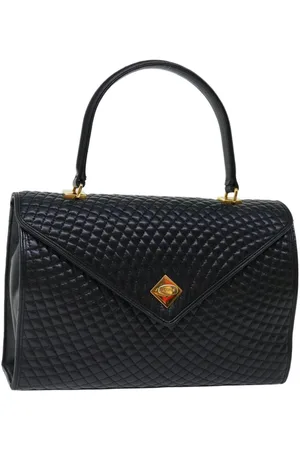 Bally Preloved Quilted Leather Handbag Womens Bag - One Size