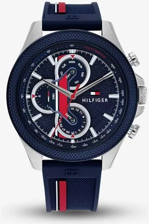 Tommy Hilfiger Clark Navy Chronograph Watch 1792083 - - One Size