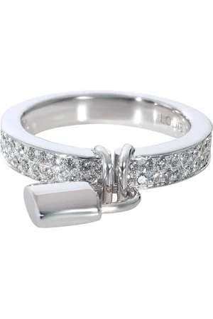 Michael Kors Lock Charm Diamond Ring Women - Midi - XS