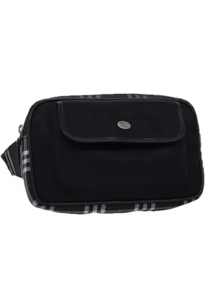 Burberry Preloved Belt Bag Nylon Leather Women - One Size