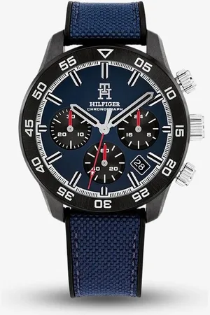 Tommy Hilfiger TH85 Chronograph Fabric Strap Watch 1792183 - One Size