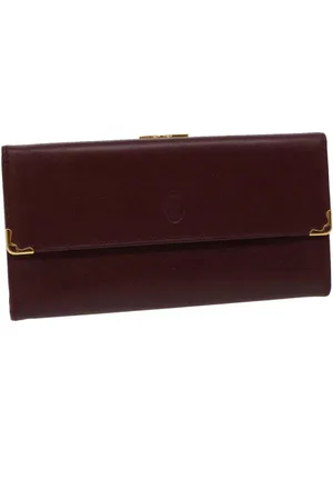 Cartier Preloved Long Wallet Leather Wallet Women - Long Wallets - One Size