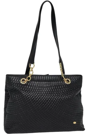 Bally Preloved Quilted Leather Tote Style Womens Bag - One Size