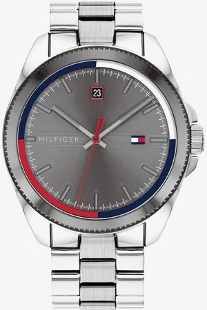 Tommy Hilfiger Riley Date Dial Stainless Steel Bracelet Watch 1791684 - One Size