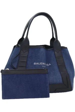 Balenciaga Preloved XXS Everyday Tote Bag Denim Women - Silver - - One Size