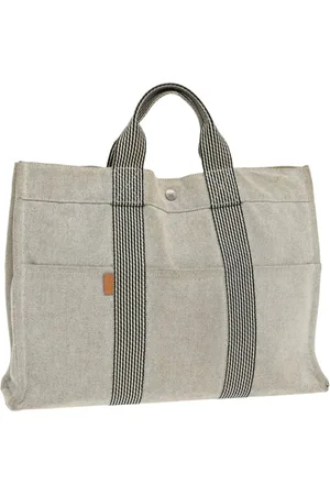 Hermès Preloved Canotier Tote Bag Womens - Gray - - One Size