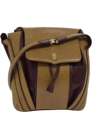 Cartier Preloved TwoTone Leather Shoulder Bag Women - - One Size