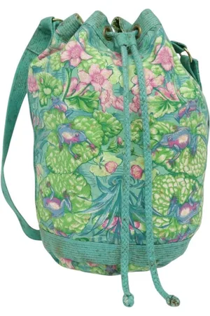 Hermès Preloved Floral Frog Print Bucket Bag Women - Gold Shoulder Bags - - One Size