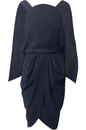 Balenciaga Preloved Draped Mini Dress Asymmetrical Hem Women - Midi - 38