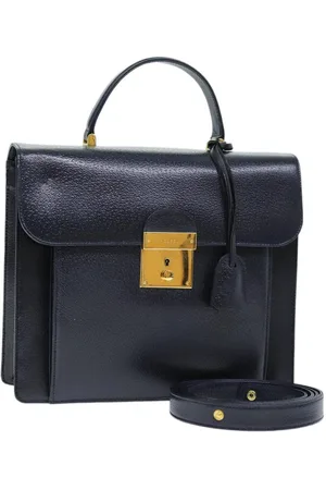 Gucci Preloved Vintage Leather Briefcase Womens - Bag - One Size