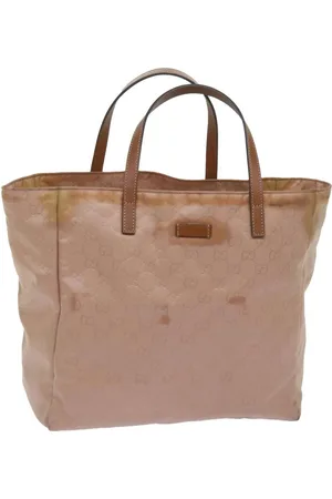 Gucci Preloved GG Plus Tote Canvas Tote Womens Bag - One Size