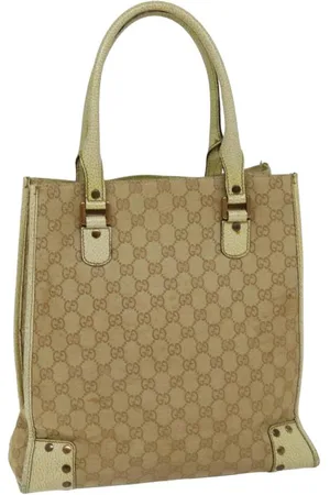 Gucci Preloved GG Canvas Tote Style Womens Bag - One Size