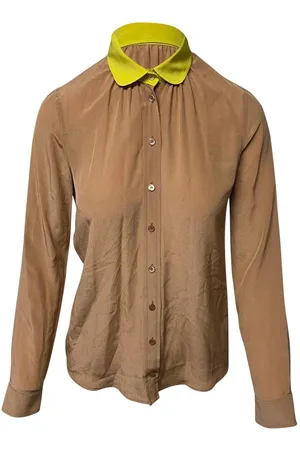 Gucci Preloved Silk Blouse Long Sleeves Women - - 2