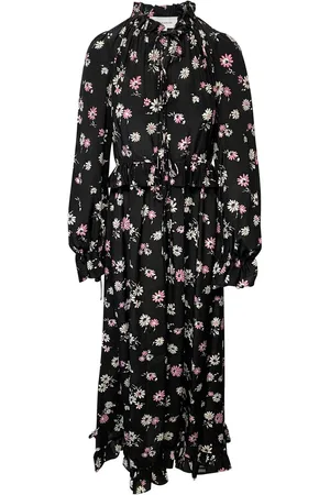 Les Rêveries Preloved Floral Print Midi Dress Women Maxi - - 34