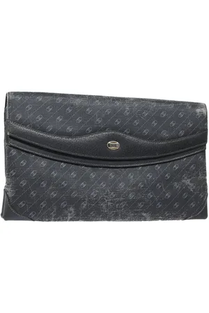 Gucci Preloved GG Plus Clutch Gray Womens - Bag - One Size