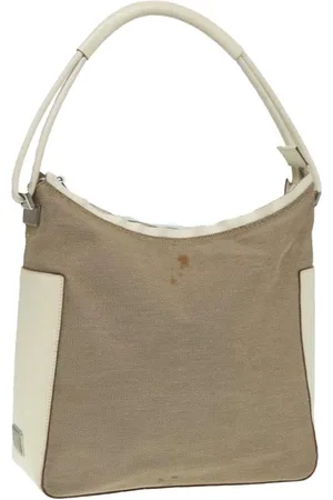 Gucci Preloved Canvas Leather Shoulder Bag Women - One Size