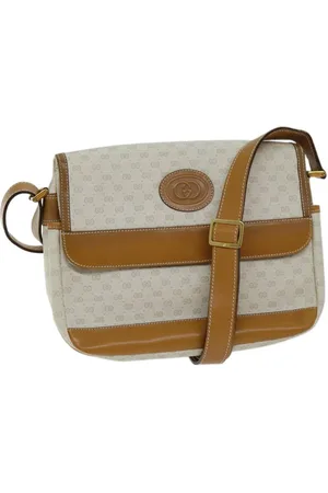Gucci Preloved Vintage GG Canvas Messenger Bag Women - Shoulder Bags - One Size