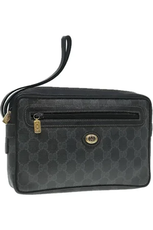 Gucci Preloved GG Monogram Clutch Classic Style Womens - Bag - One Size