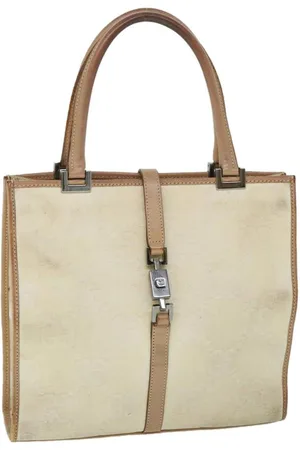 Gucci Preloved Jackie Hobo Bag Canvas Leather Women - One Size