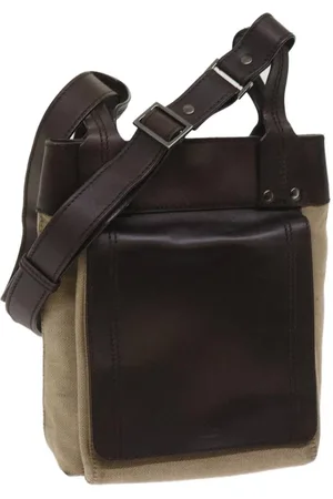 Gucci Preloved Canvas Leather Crossbody Bag Women - Shoulder Bags - One Size