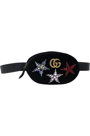Gucci Preloved Crystal Star Velvet Belt Bag Women - - One Size