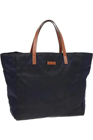 Gucci Preloved GG Plus Tote Medium Womens - Gold Bag - - One Size